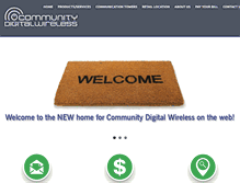 Tablet Screenshot of cdwwireless.com